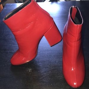Red Forever 21 Booties